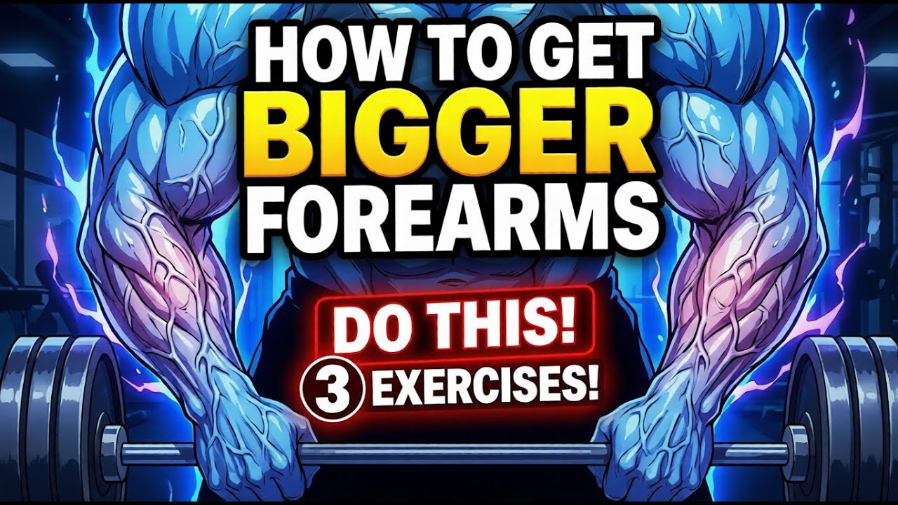 How To Get Bigger Forearms Do This 3 exercises!!