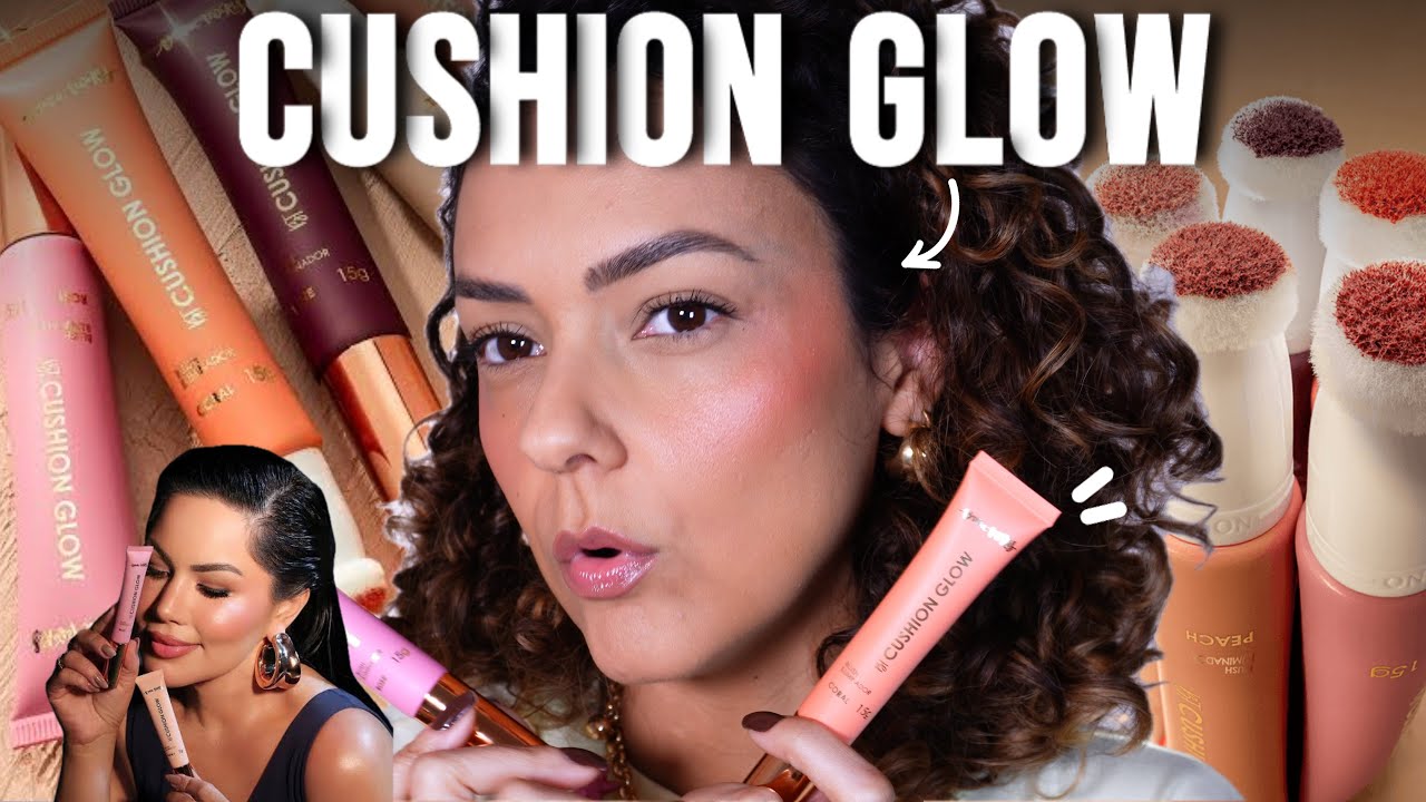 Testei TODAS as cores do BT CUSHION GLOW - Linha Bruna Tavares ✨