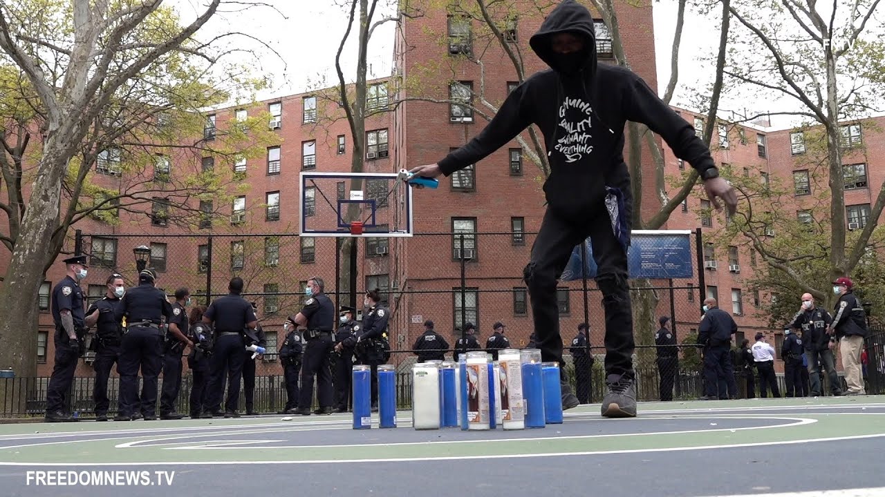 Vigil for Rapper Kiing Shooter Spills into Queensbridge Park Prompting Shutdown and Arrests