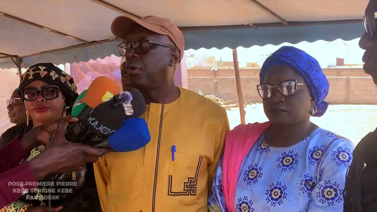 L'association askanu kébé pose la 1ere pierre de keur serigne kébé.