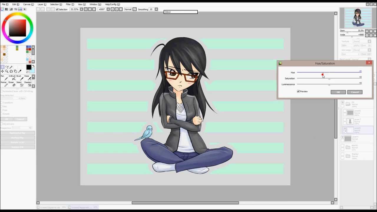 Tutorial - Crossed Arms & Legs [SAI]