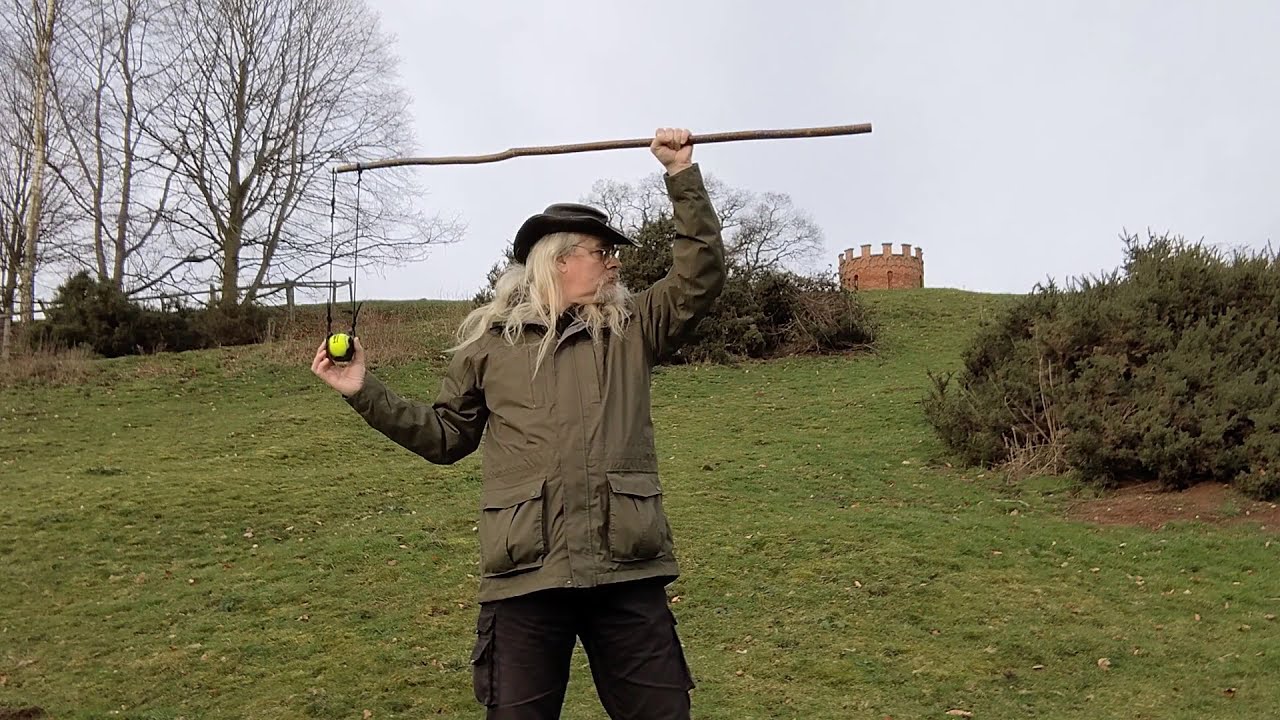 How to make and use the staff sling (fustibalus)