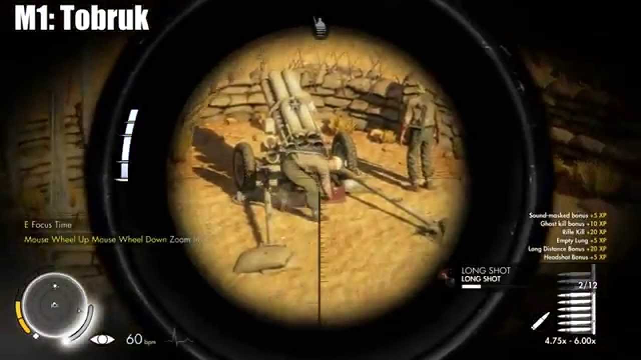 Sniper Elite 3 - ALL Long Shots - A Shot in the Dark Trophy/Achievement guide