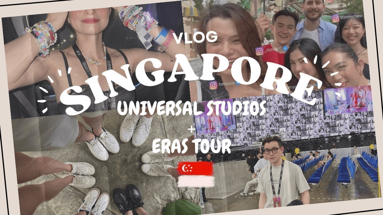 S1 E1 - SINGAPORE VLOG: Universal Studios and Eras Tour | Team Armstrong