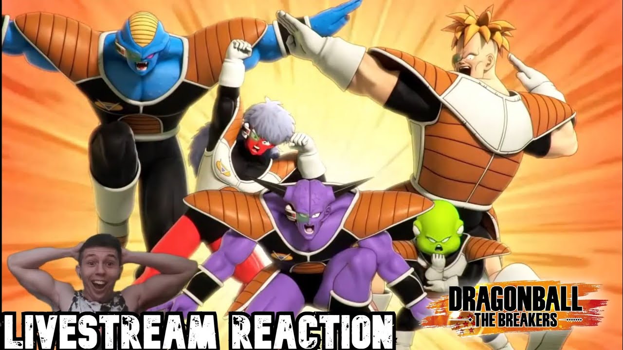 REACTING TO SEASON 3 LAUNCH LIVESTREAM! GINYU FORCE LOOKS INSANE! Dragon Ball The Breakers