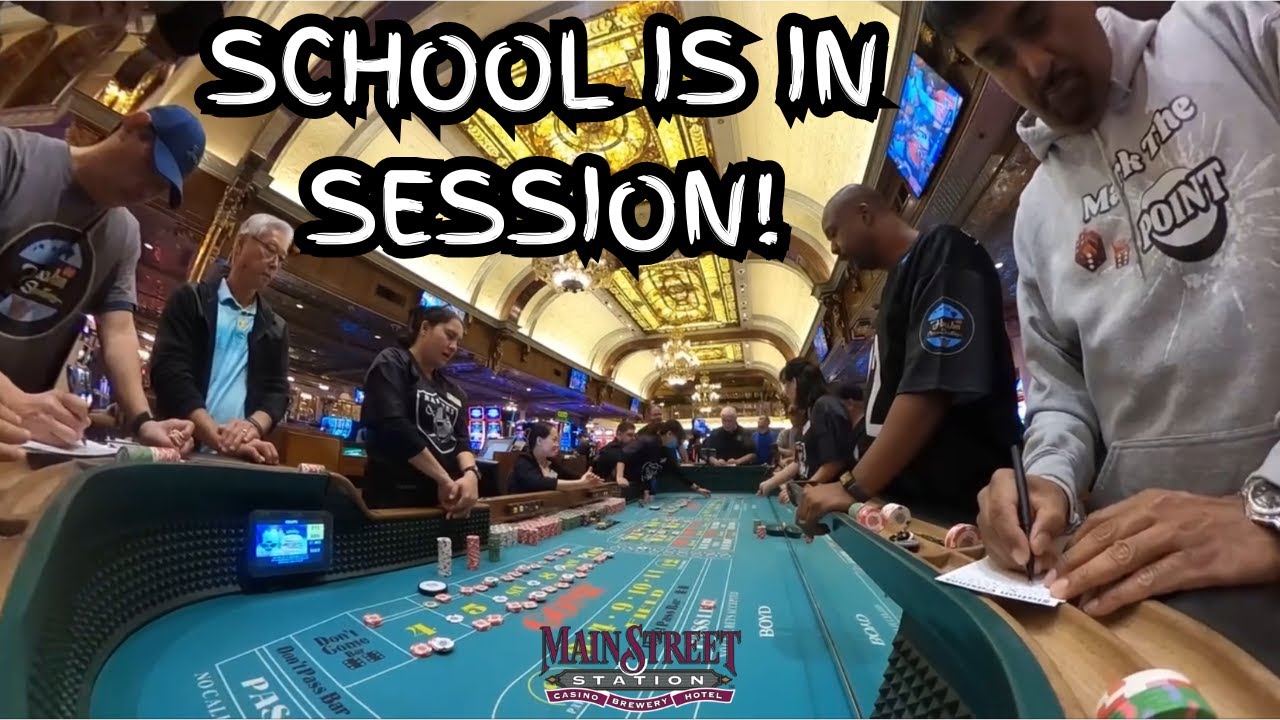 Back to Back to Back Shooters on the Main Street Station Craps Table!