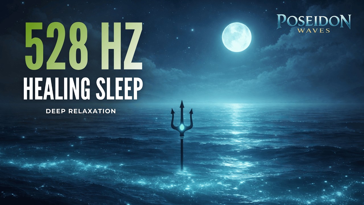 528Hz Healing Sleep Music 🌙 Deep Relaxation for Stress Relief & Peaceful Night