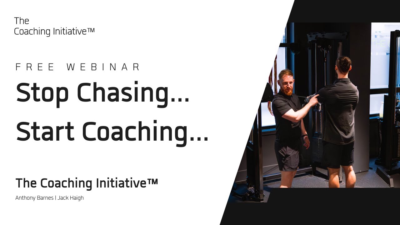 Free Webinar - Stop Chasing, Start Coaching