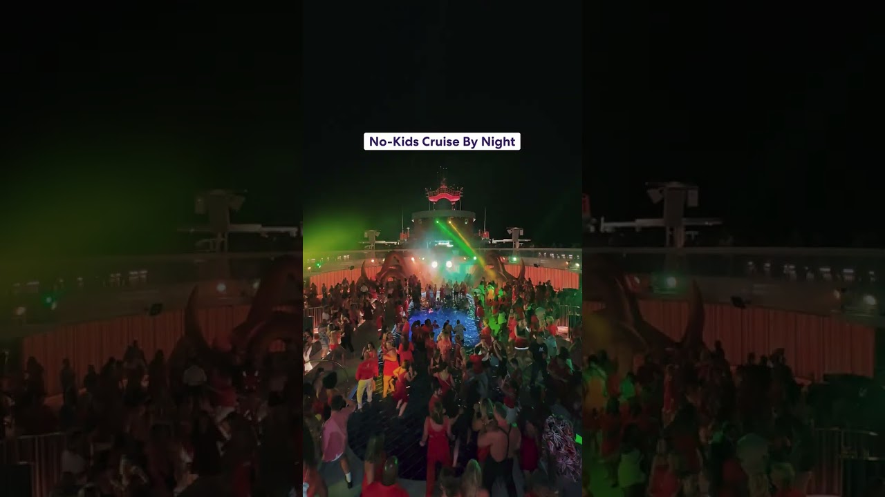 An adults-only cruise means you can stay up (or sleep in) as late as you want to 🚢💃 #sailkidfree