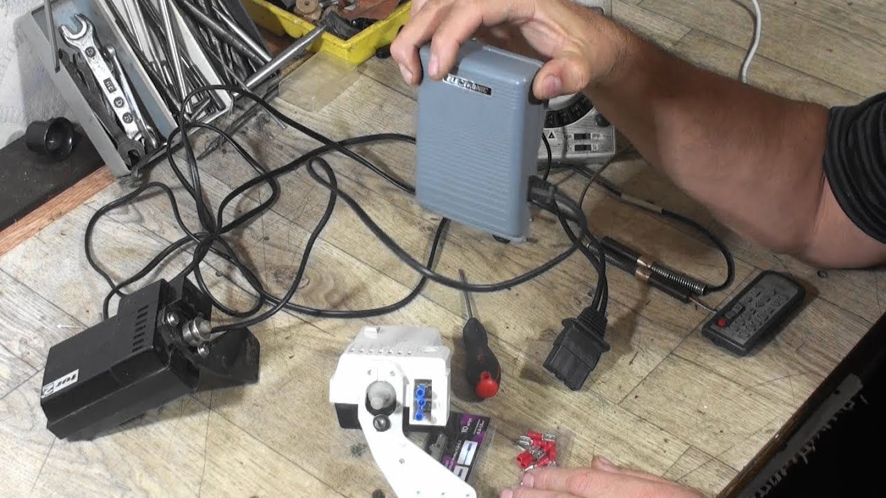 Электродвигатель ТУР-2+электронная педаль с АЛИ.