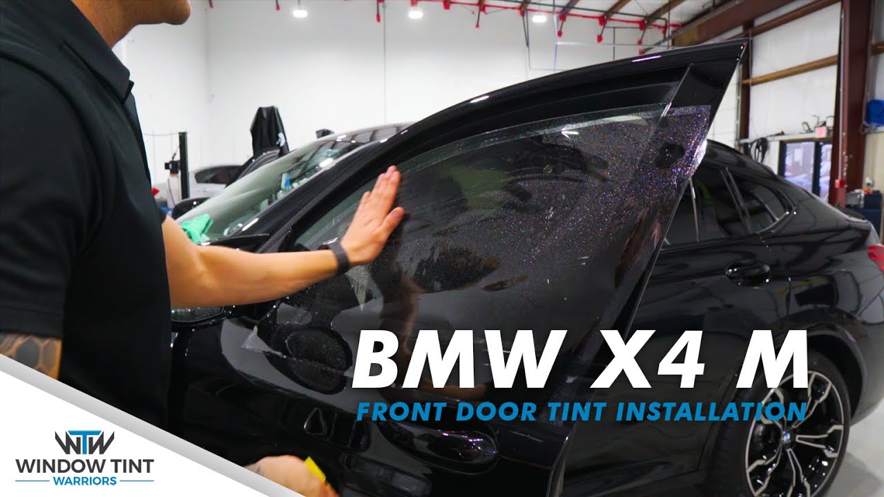 How To Tint A BMW X4 M Competition Front Doors - Panel Removal
