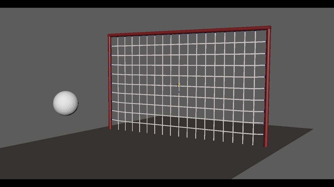 Football animation in Autodesk Maya