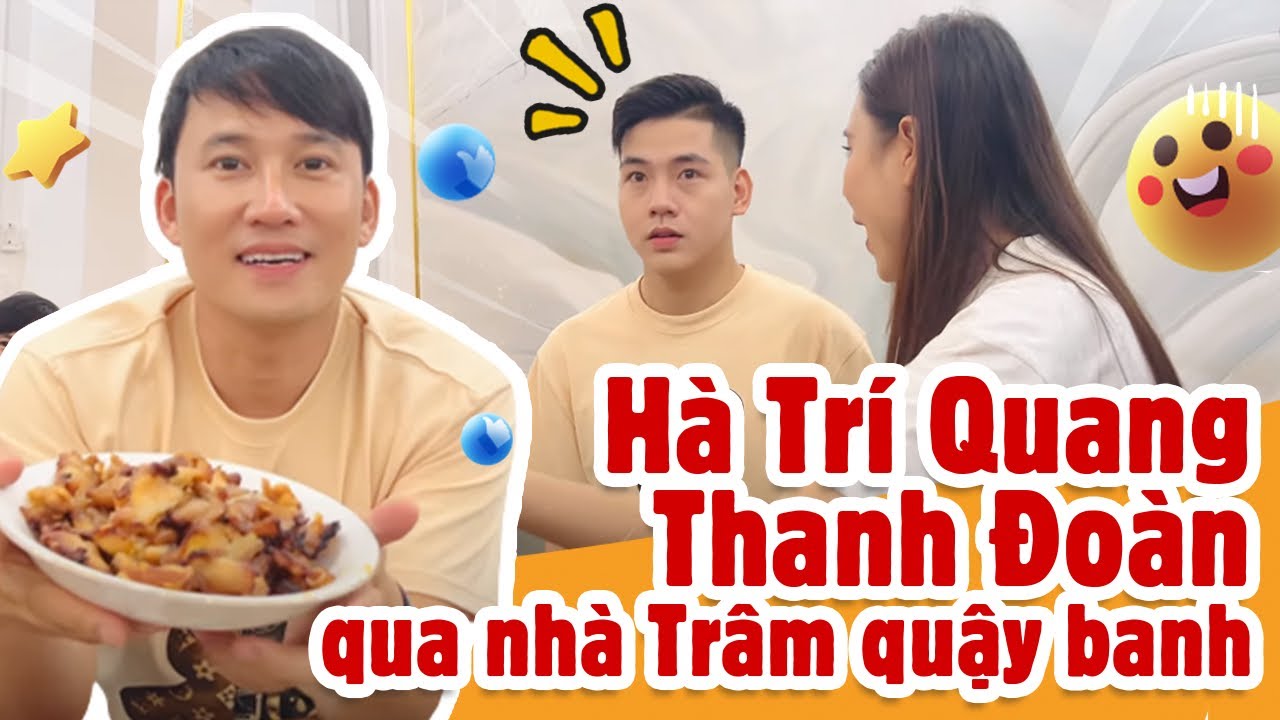 Anh Hà Trí Quang và Thanh Đoàn qua nhà Trâm ăn tiệc kỉ niệm, quậy banh nhà nhưng vui và dễ thương