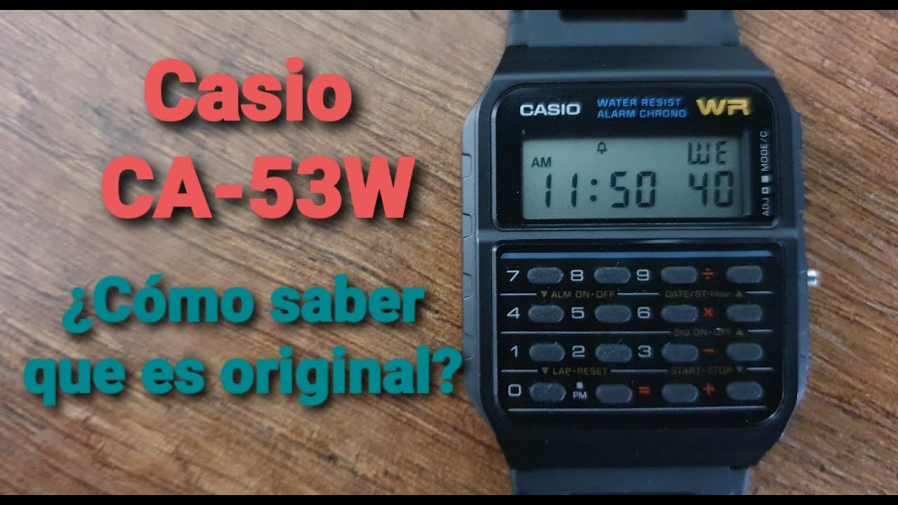 CASIO CA-53W original o fake.