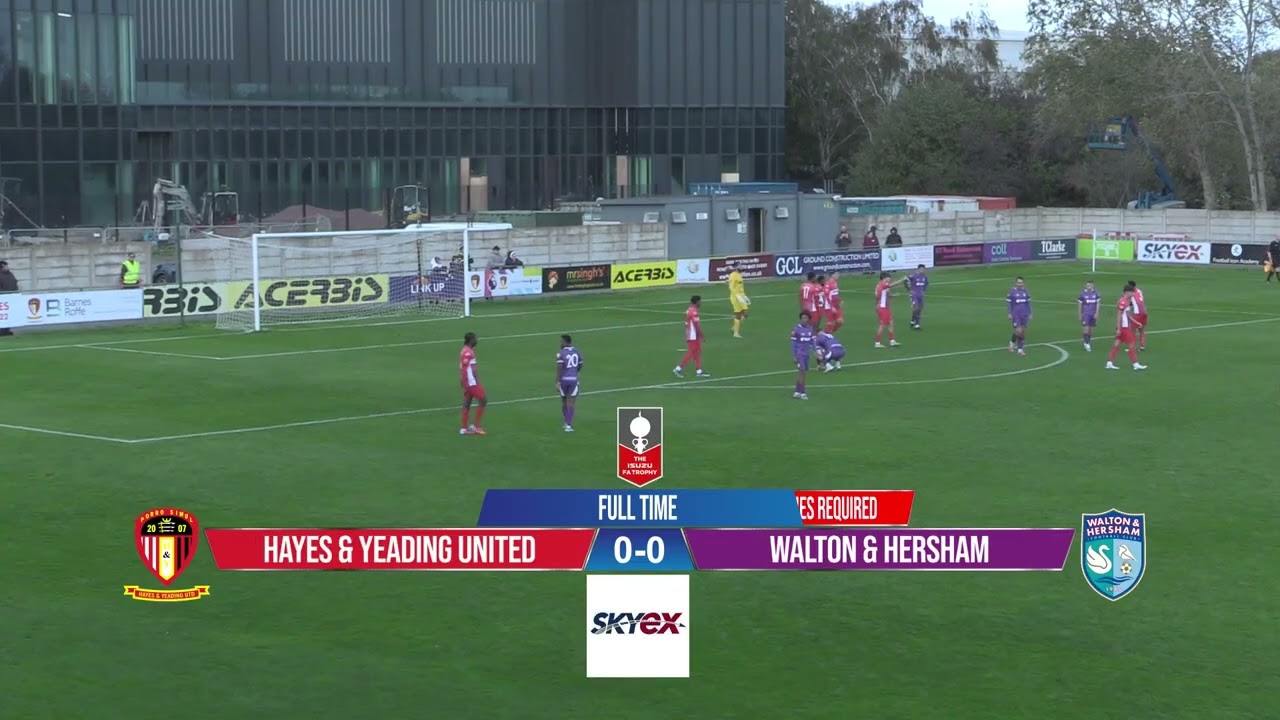 Hayes & Yeading Utd v Walton & Hersham | HIGHLIGHTS | 4th October 2025