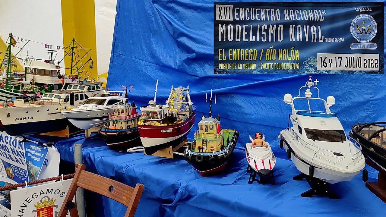 RC SHIP IN DETAIL / EXPOSICION BARCOS RC / XVI ENCUENTRO NACIONAL DE MODELISMO NAVAL EL ENTREGO 2022