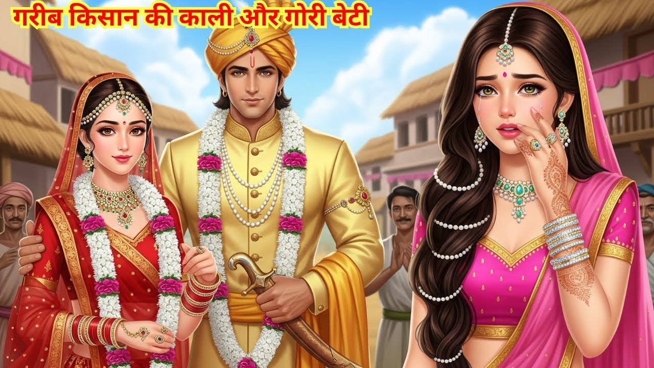 गरीब किसान की काली और गोरी बेटी || Hindi Kahani | Hindi Story | Moral Story | @storylitehindi