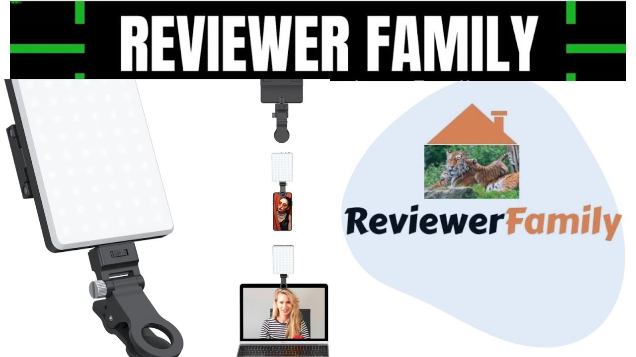 Youlisn Selfie Light with LCD Display for Phone, 60 LED Phone Light with Rechargeable Clip