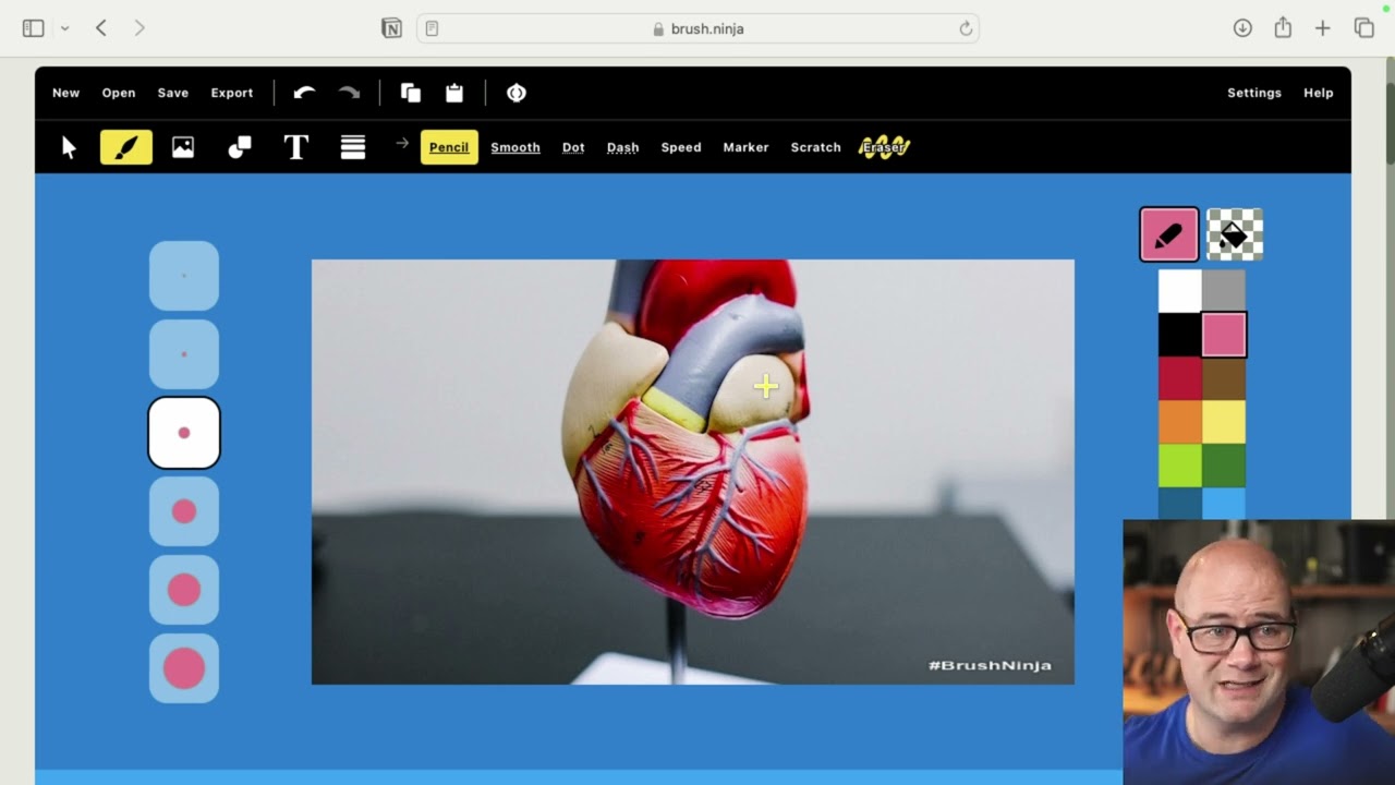 How to use images and backgrounds in Brush Ninja for awesome activities