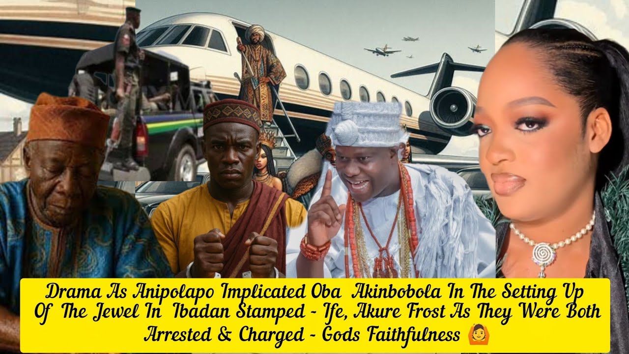 Drama As Anipolapo Implicated Oba  Akinbobola In The Setting Up Of  The Jewel In  Ibadan Stamped 