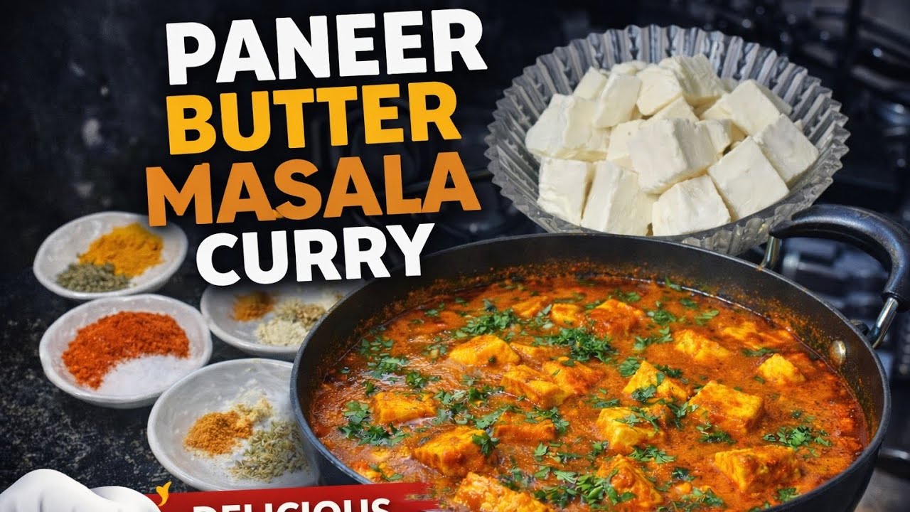 Restaurant Style Paneer Butter Masala Curry 😋 | పన్నీర్ బటర్ మసాలా రెసిపీ Telugu