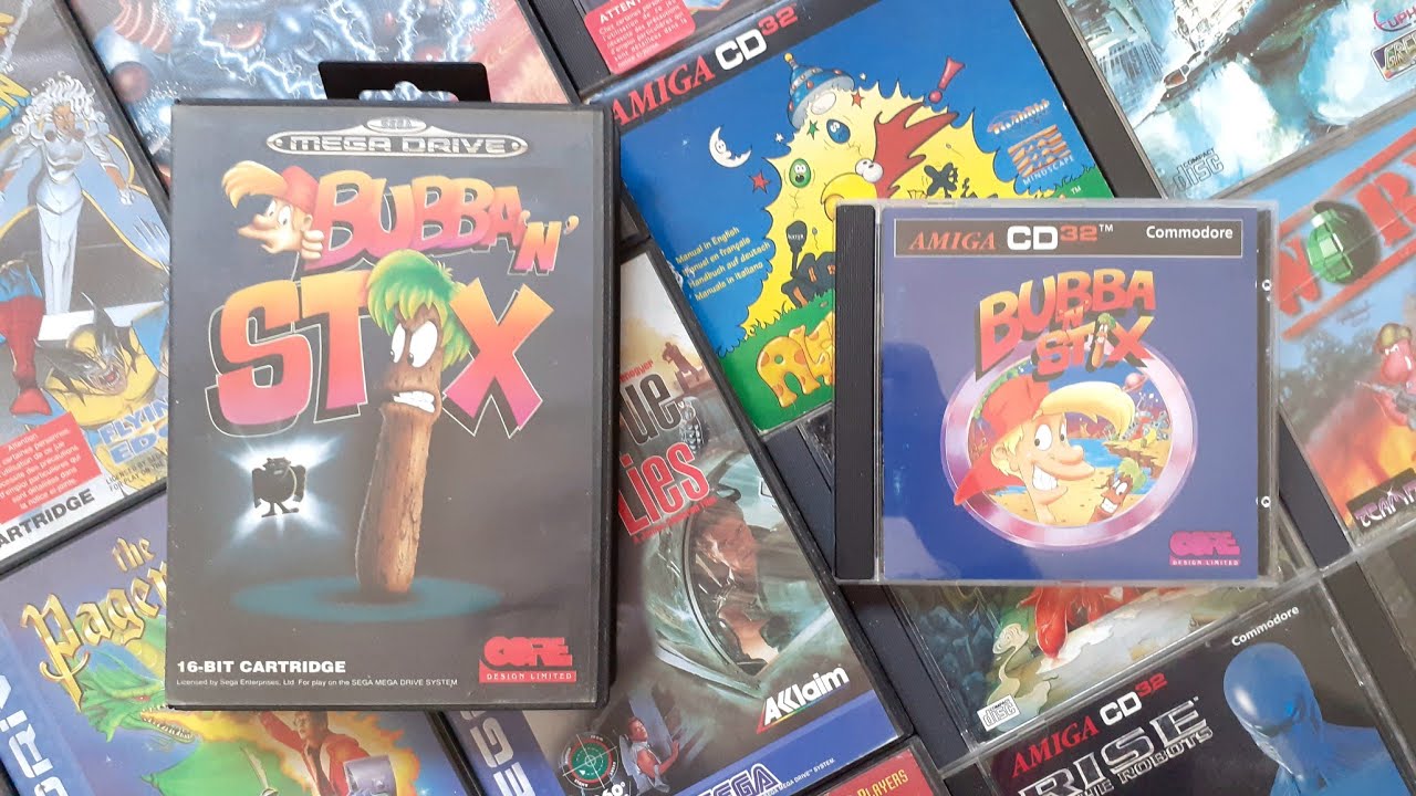 💢 Versus 💢 BUBBA 'N' STIX 🔸 Sega Megadrive 🆚 Amiga CD32