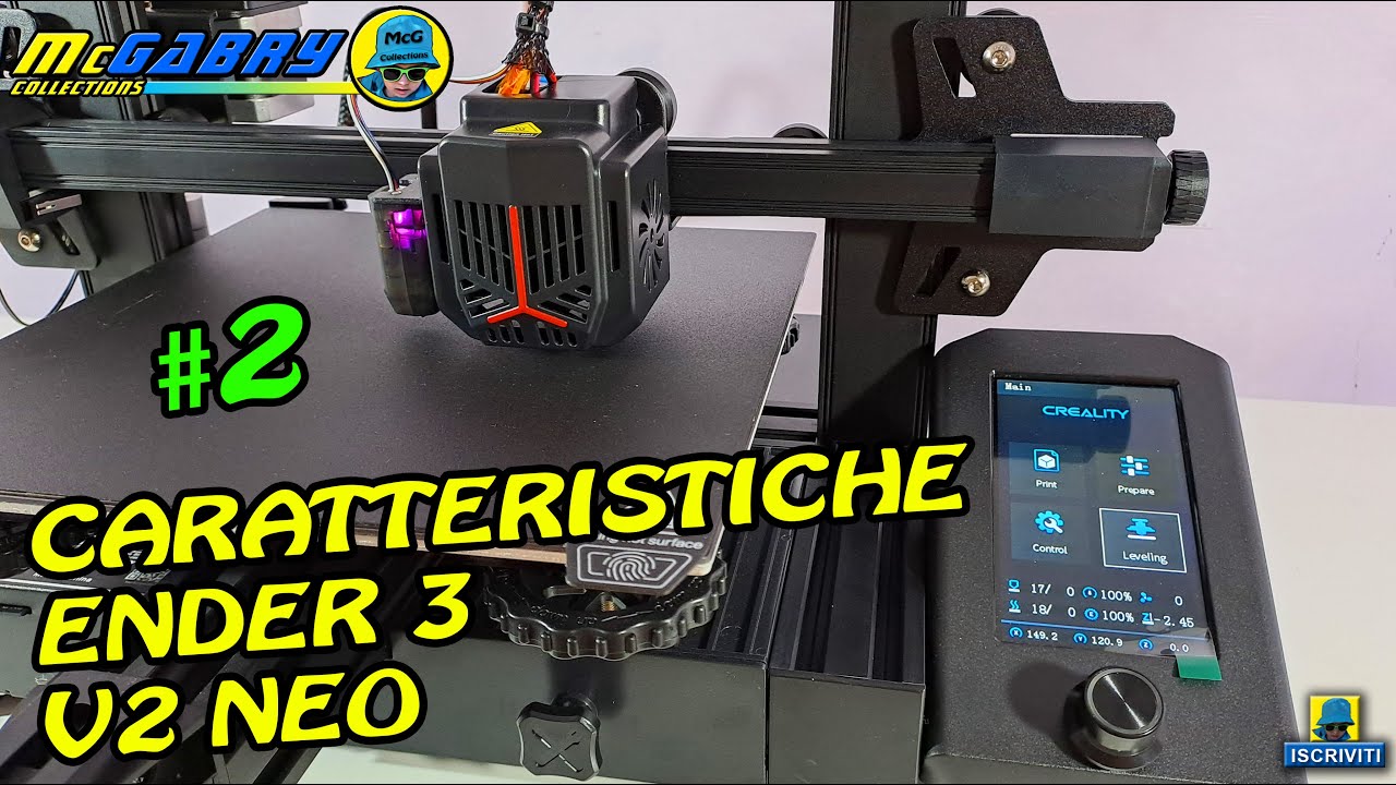 STAMPANTE 3D ENDER 3 V2 NEO CREALITY: TUTTE LE CARATTERISTICHE DELLA STAMPANTE