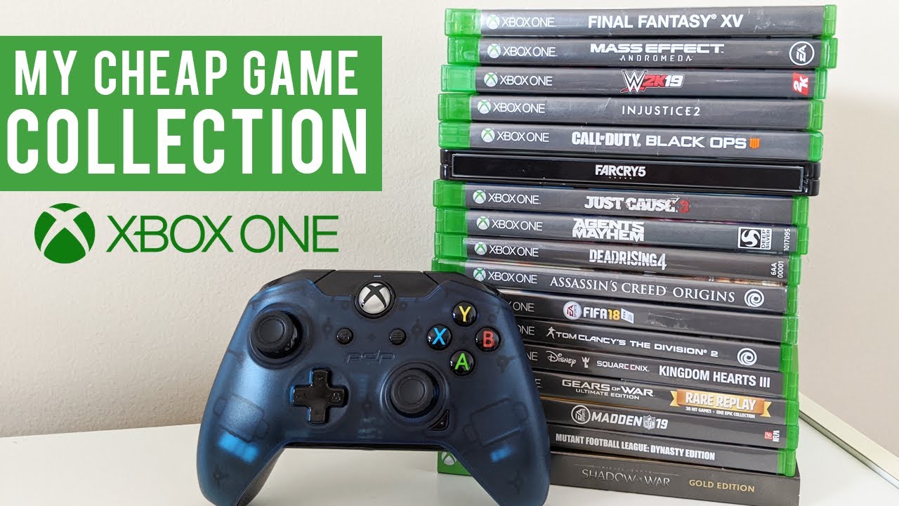 My CHEAP Xbox One Game Collection (Most Under $10)