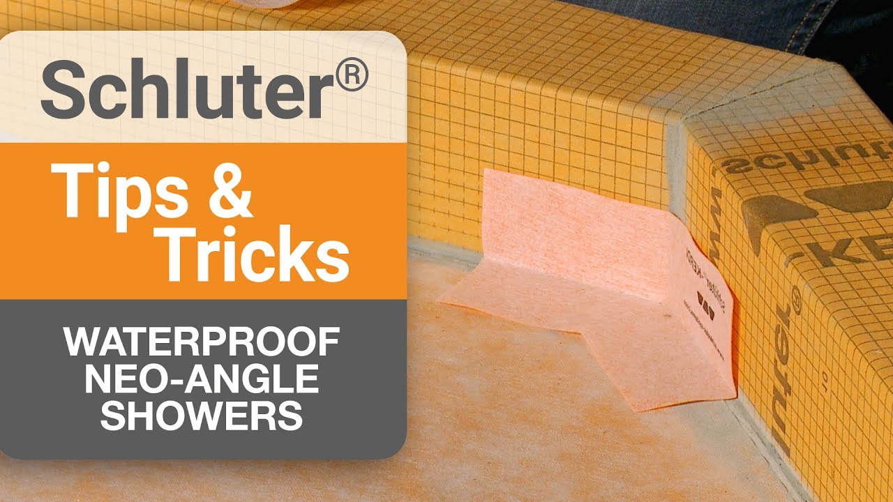 Waterproofing a Neo-Angle Shower with KERDI-BAND