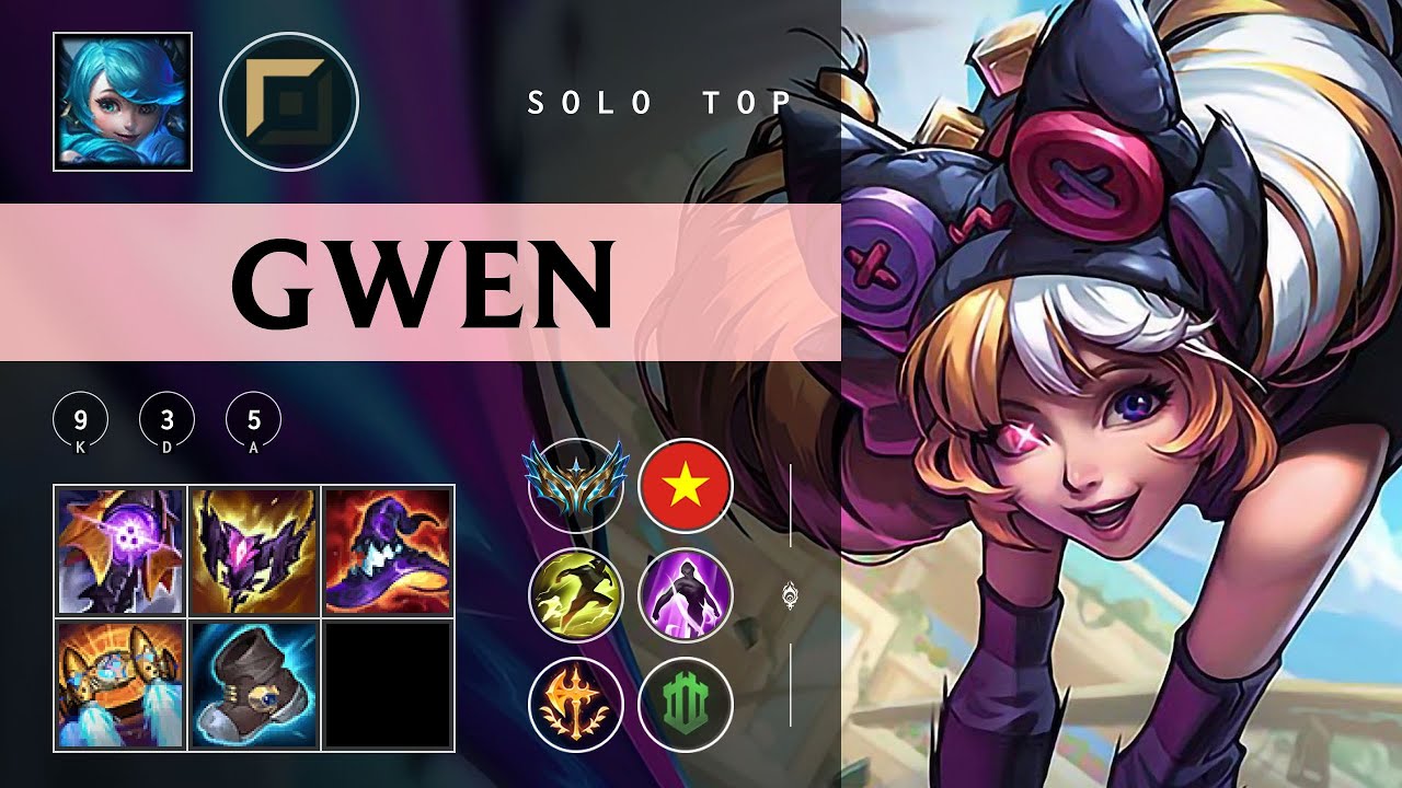 Gwen Top vs Sion - VN Challenger Patch 25.22