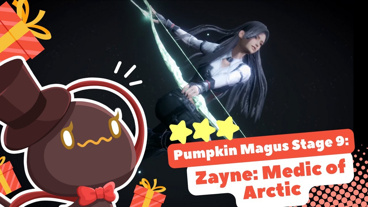 LOVE AND DEEPSPACE Pumpkin Magus Stage 9: Zayne: Medic of Arctic | 3 Stars | All 4s Memory