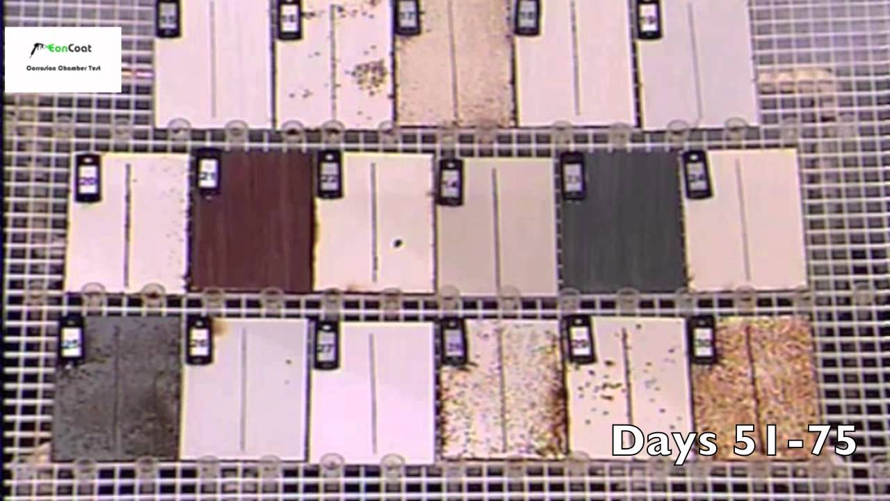 EonCoat Corrosion Coating Comparison - Final Results