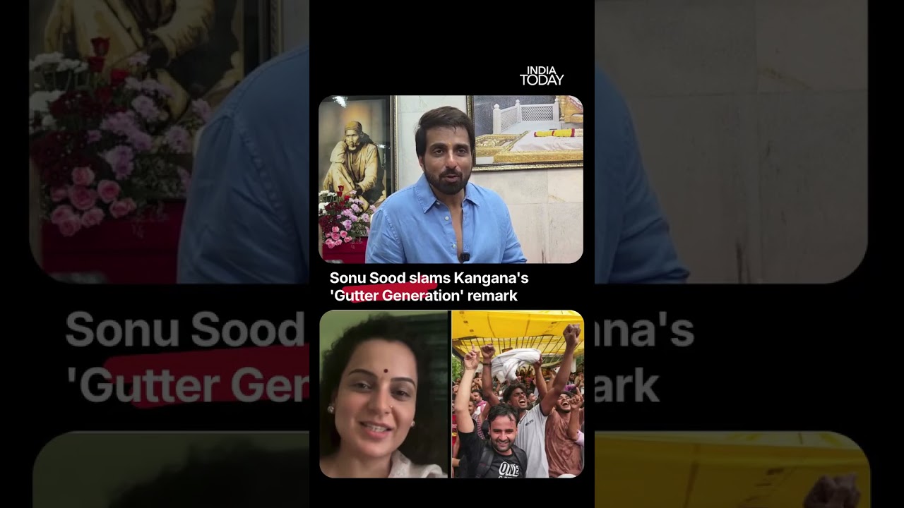 Sonu Sood Slams Kangana Ranaut Over 'Gutter Generation' Remark #SonuSood #KanganaRanaut #GenZ