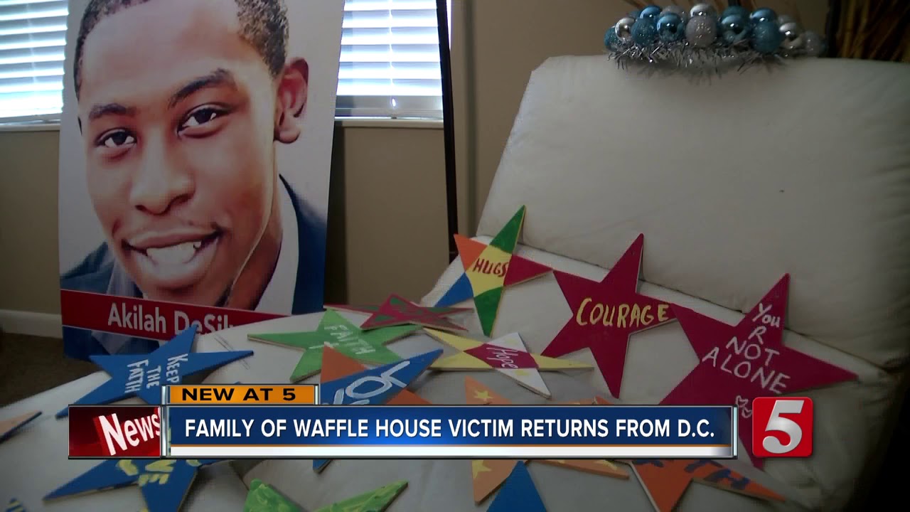 Family of Waffle House shooting victim visit D.C