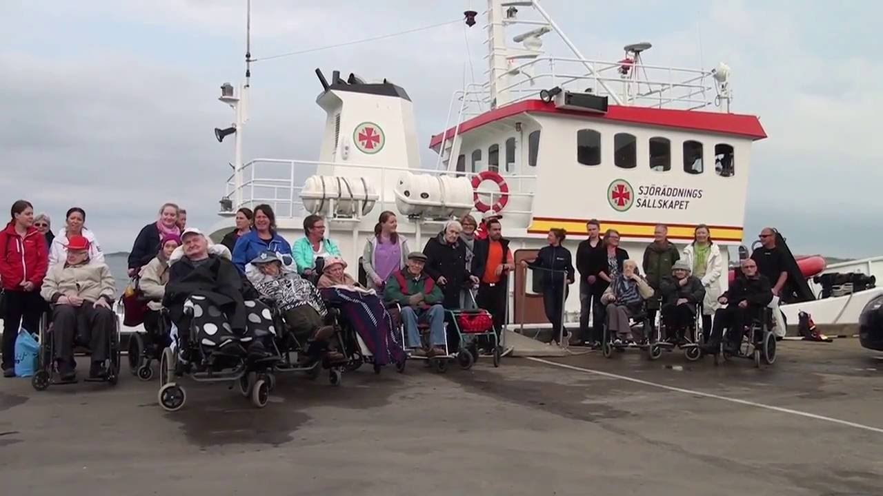 Sjöräddningen bjöd äldreboende på en dag i skärgårn
