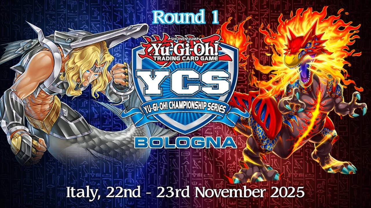 YCS BOLOGNA │ Atlantean Mermail VS Jurrac Fire King │ Round 1 Yu-Gi-Oh! November 2025