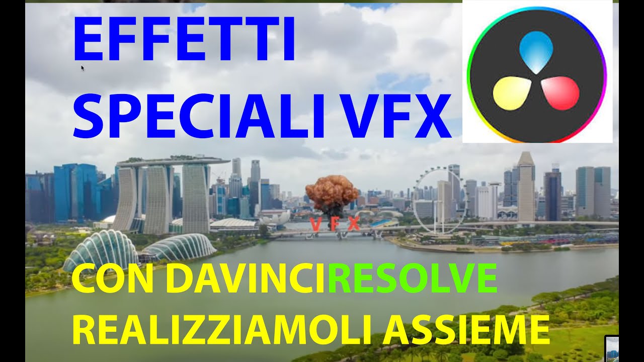 COME INSERIRE DEGLI EFFETTI CINEMATOGRAFICI 3D IN UN VIDEO CON DAVINCIRESOLVE