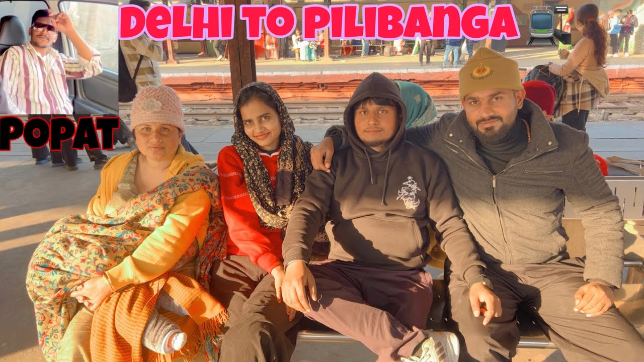 Delhi to pilibanga back to home 🏠 #delhi #travel #pilibanga #1818aale 