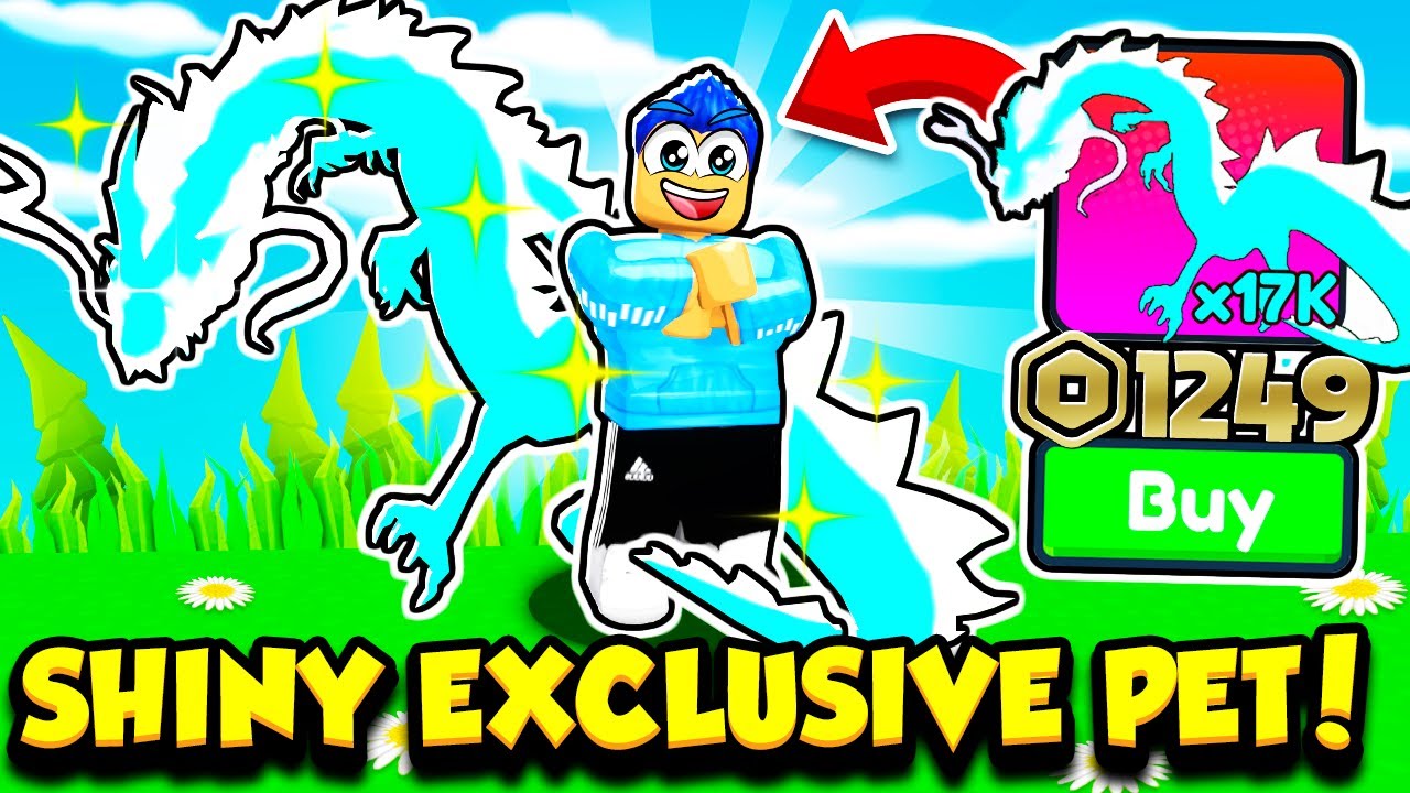 I Got THE STRONGEST SHINY EXCLUSIVE PET In Tapping Simulator!