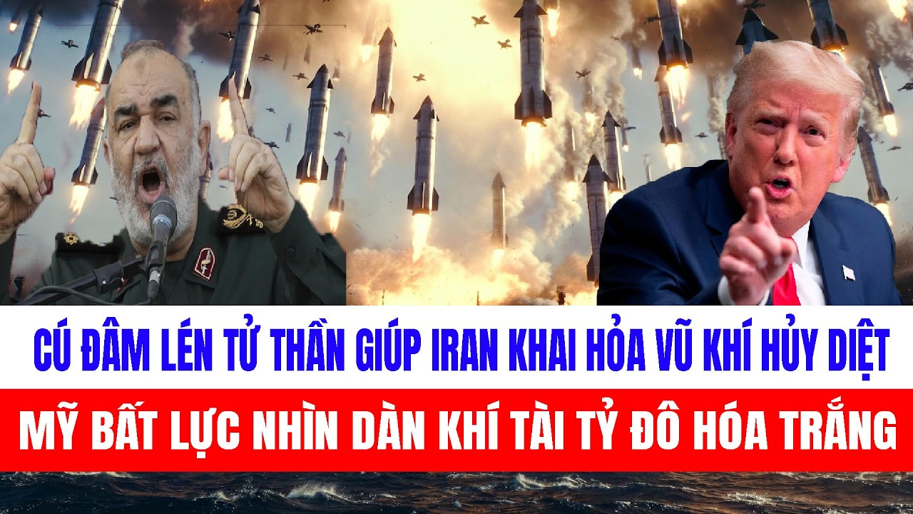 NÓNG: 1000 Tên Lửa Iran Bão Hòa Lưới Phòng Không: Siêu Khí Tài Mỹ Tỷ Đô Đối Mặt Cú Sốc Chí Mạng!