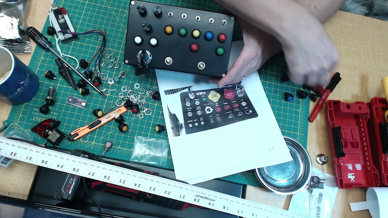 American Truck Simulator DIY Button Box Part 2