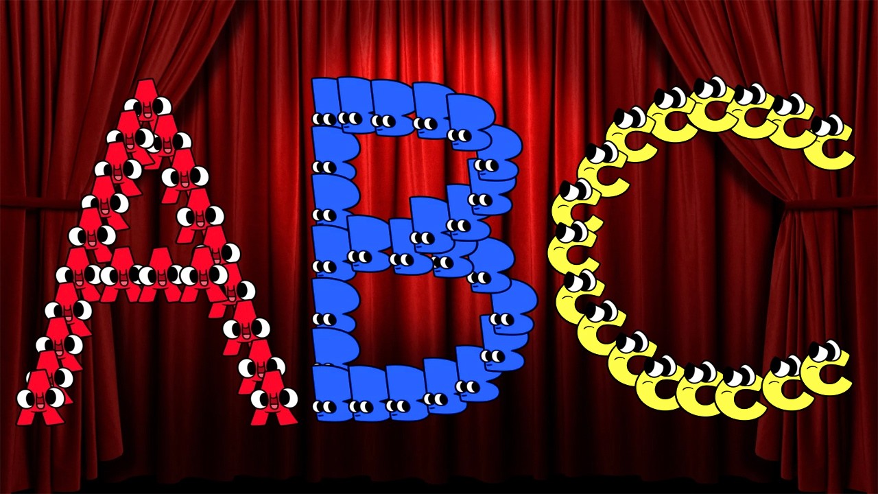 Fun ABC Song for Kids | Cute Alphabet Shape Parade | Uppercase & Lowercase A&ndash;Z