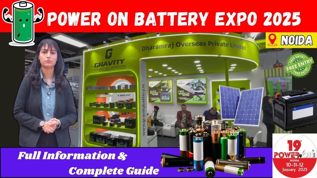 EXPERIENCE The Future of Batteries at Power On 2025 Noida!