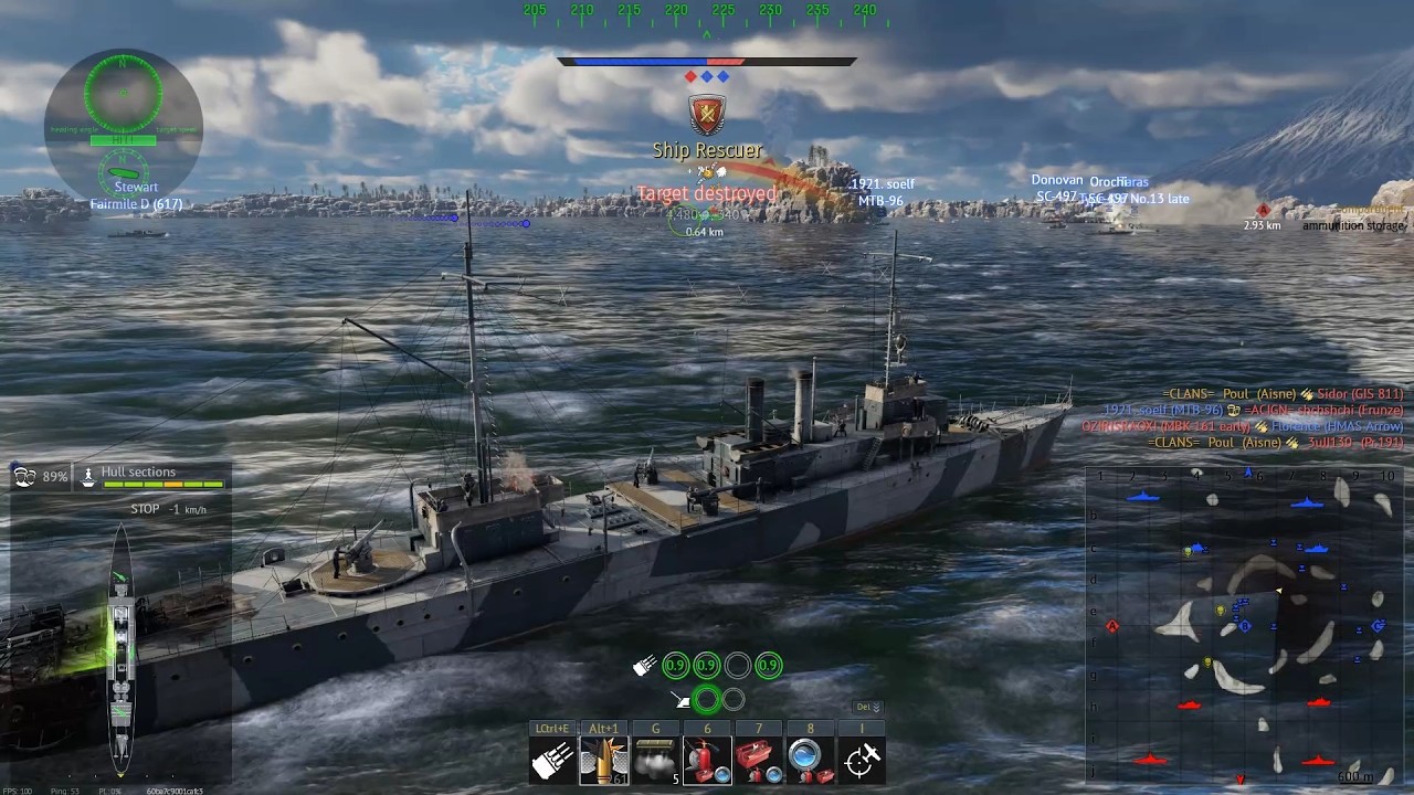War Thunder; Aisne; You don’t need much effort to play this vessel effectively; Naval Realistic
