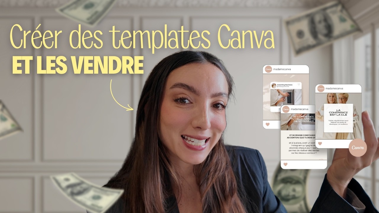 Créer des templates Canva et Gagner de l'argent avec un Produit digital