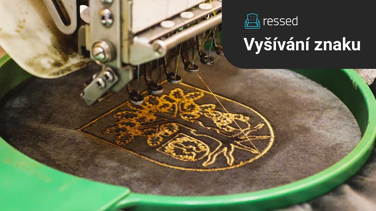 VYŠÍVÁNÍ ZNAKU OBCE NA ŽIDLI | RESSED