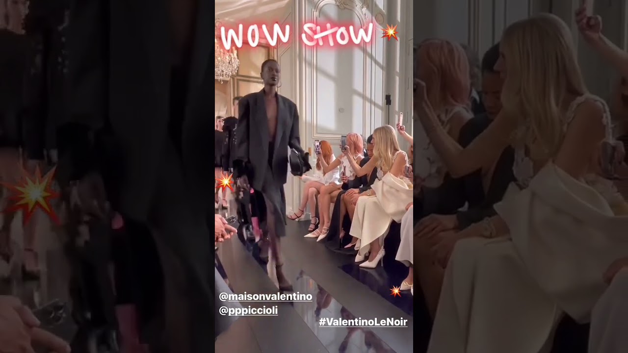 Maison Valentino FW24 💖🩸 Paris Fashion Week #maisonvalentino #fw24