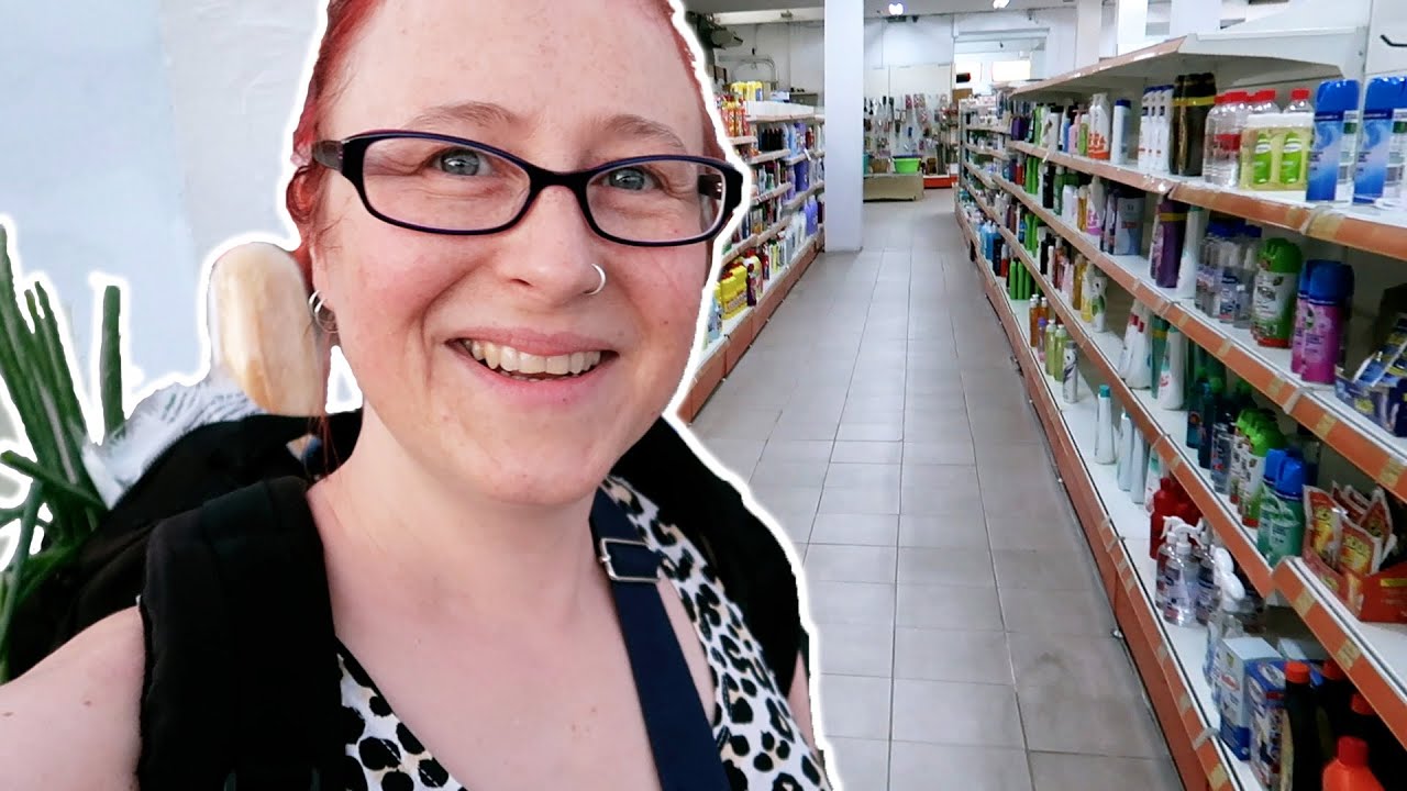 FOOD/GROCERY SHOPPING in KOS, GREECE: DAILY HOLIDAY VLOG