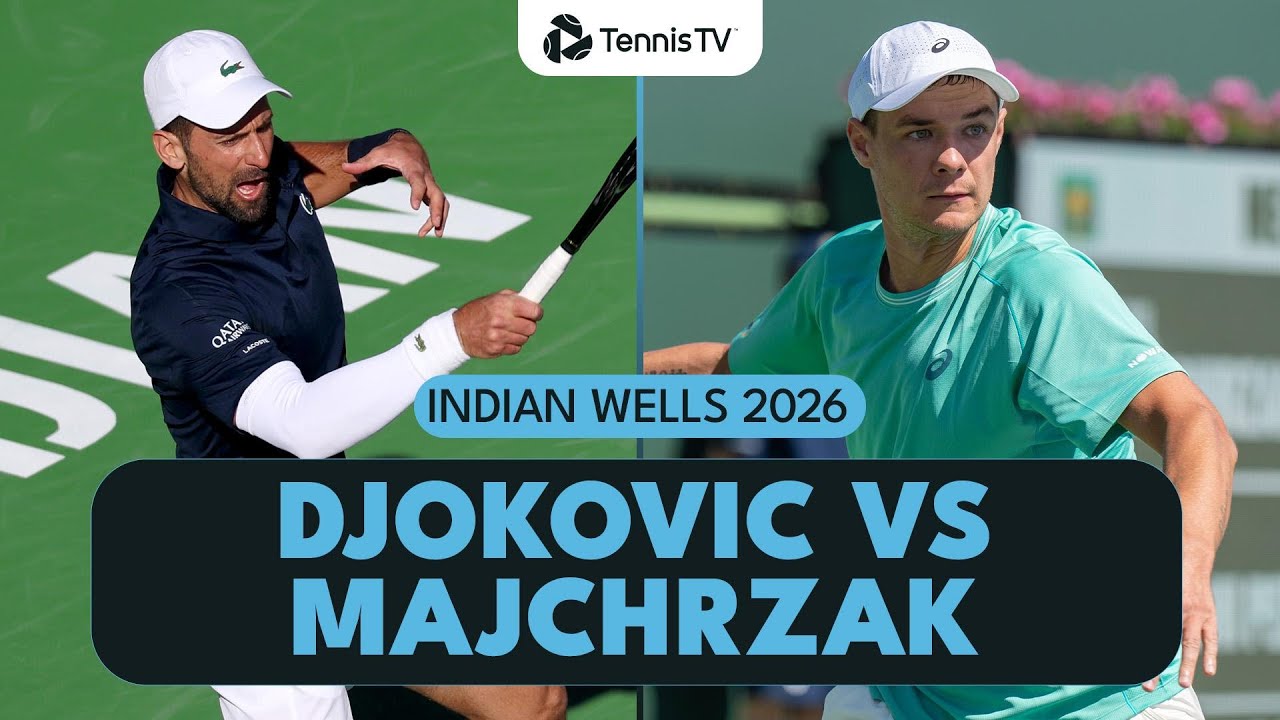 Novak Djokovic Opens Indian Wells Campaign vs Kamil Majchrzak | Indian Wells 2026 🌴
