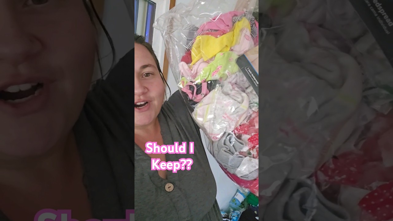 Baby Clothes! #shorts #declutter #baby #clothing #moving